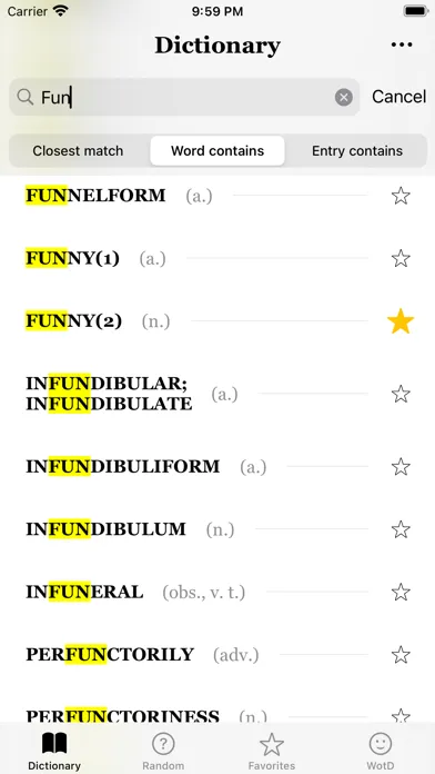 Tangkapan skrin 1913 Dictionary