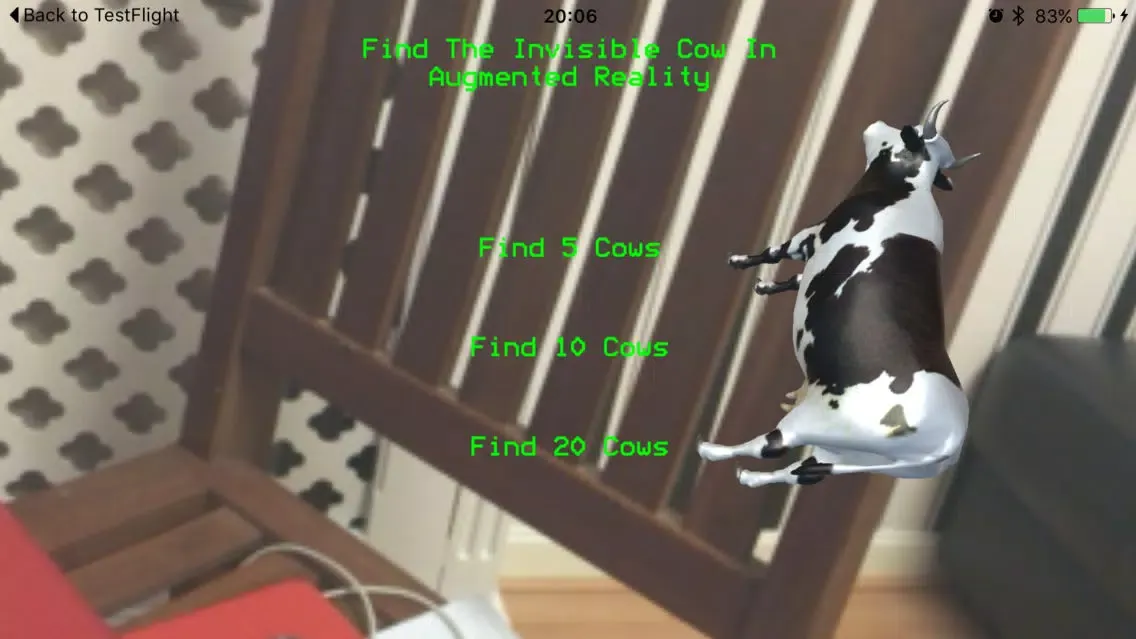 Find The Invisible Cows In Augmented Reality Screenshots