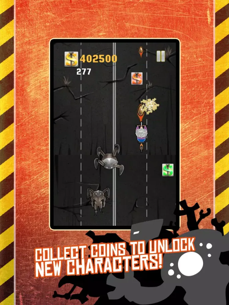 A Crazy Grandma Vs. Evil Robots Run - Save Harlem From Killer Robots iPad  سکرین شاٹس