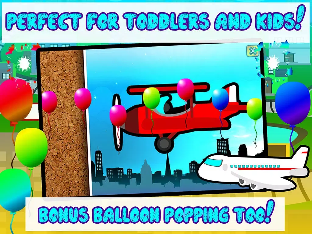 Capturas de tela do Kids Trains, Planes & Boat Vehicles - Puzzles for Kids (toddler age learning games free) iPad 