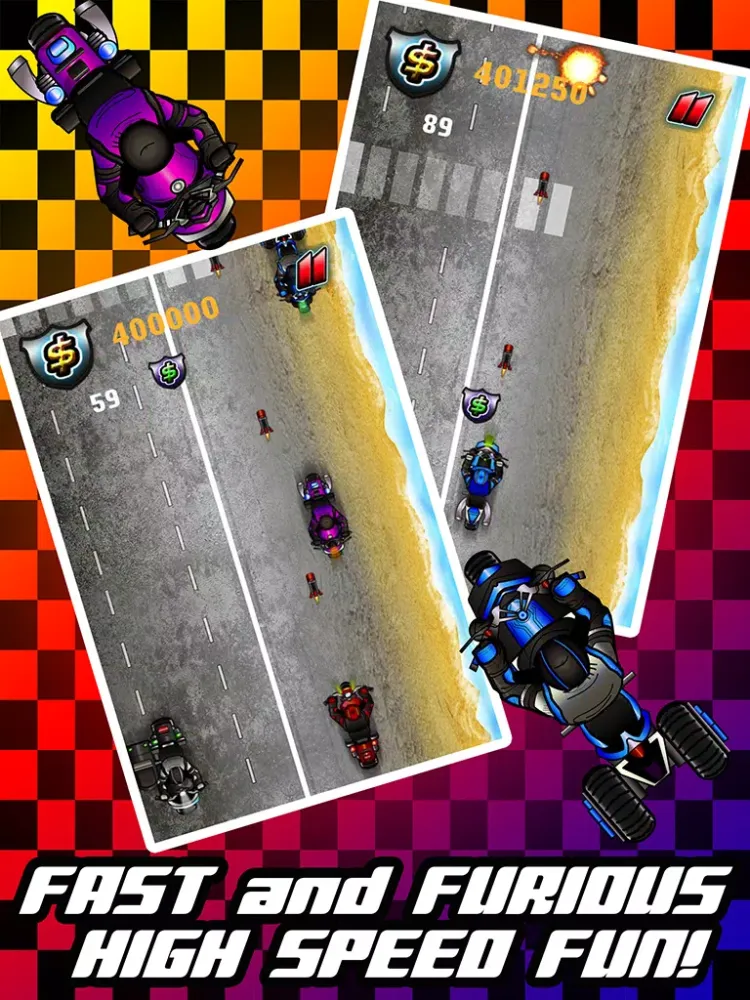 Malibu Moto Race - High Speed Bike Chase Free iPad  स्क्रीनशॉट