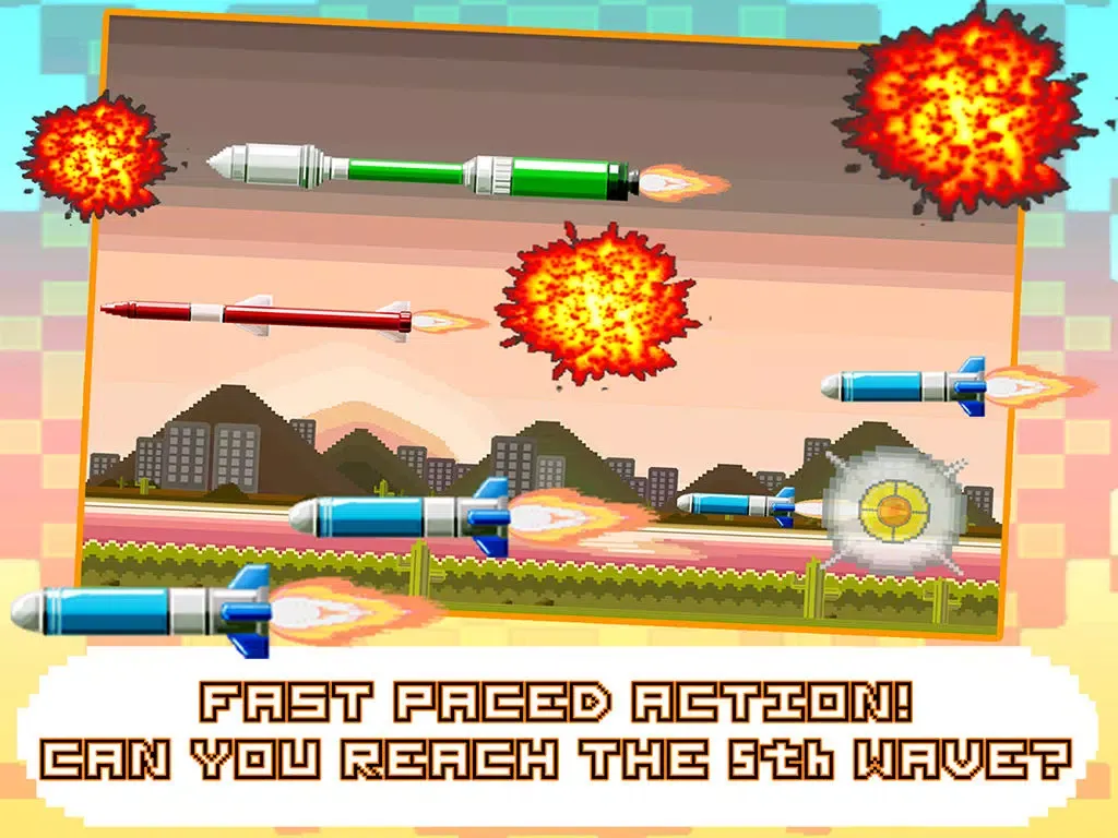 Tap Tap Boom - Endless Missile Defense Game iPad  स्क्रीनशॉट