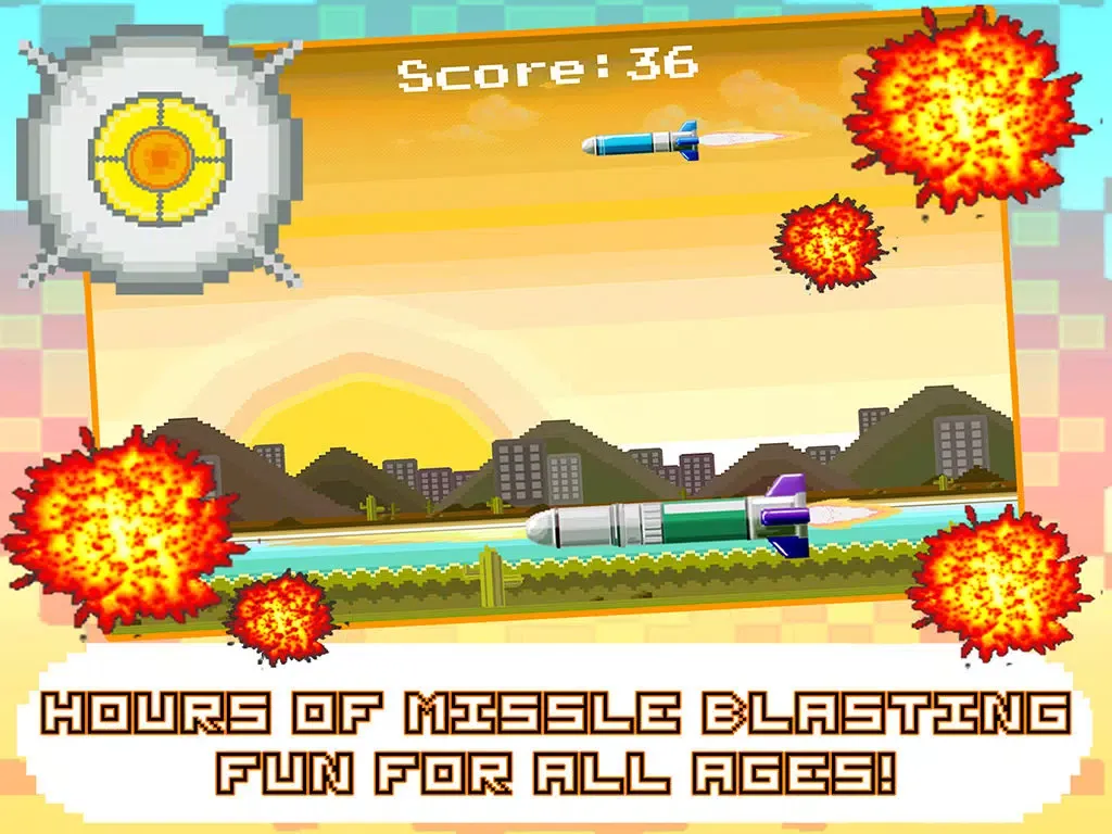 Tap Tap Boom - Endless Missile Defense Game iPad  स्क्रीनशॉट