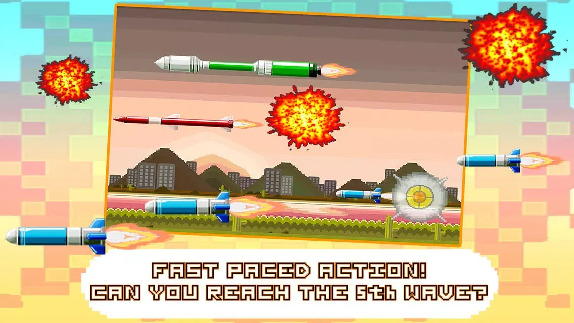 Tap Tap Boom - Endless Missile Defense Game स्क्रीनशॉट