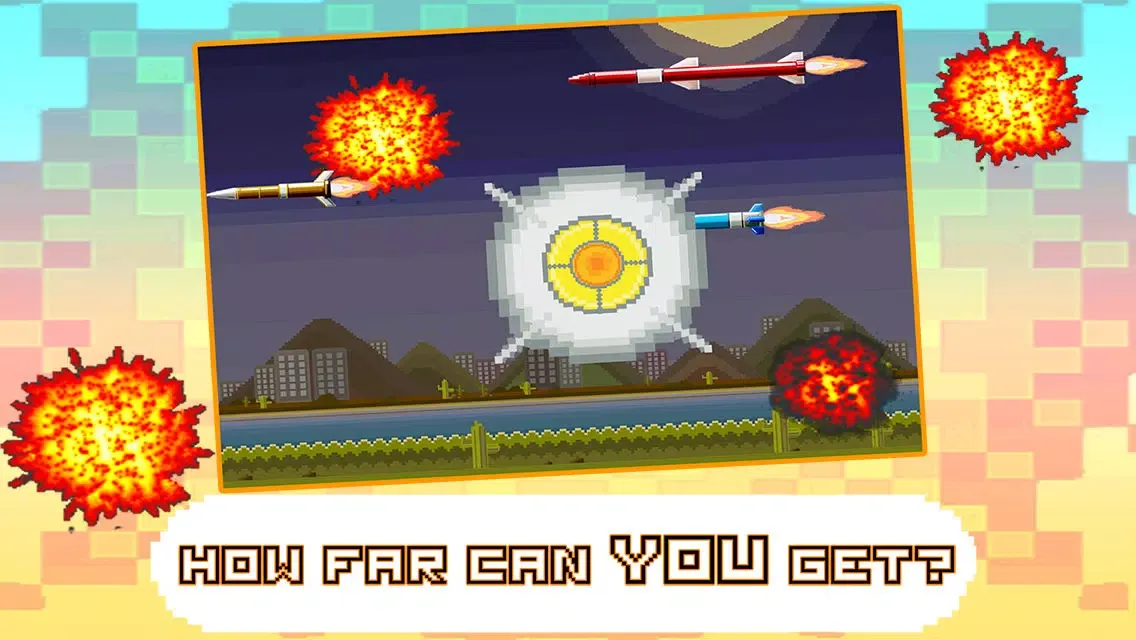 Tap Tap Boom - Endless Missile Defense Game स्क्रीनशॉट