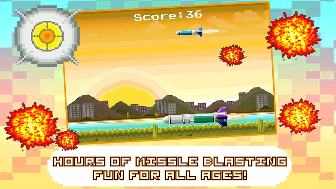 Tap Tap Boom - Endless Missile Defense Game स्क्रीनशॉट
