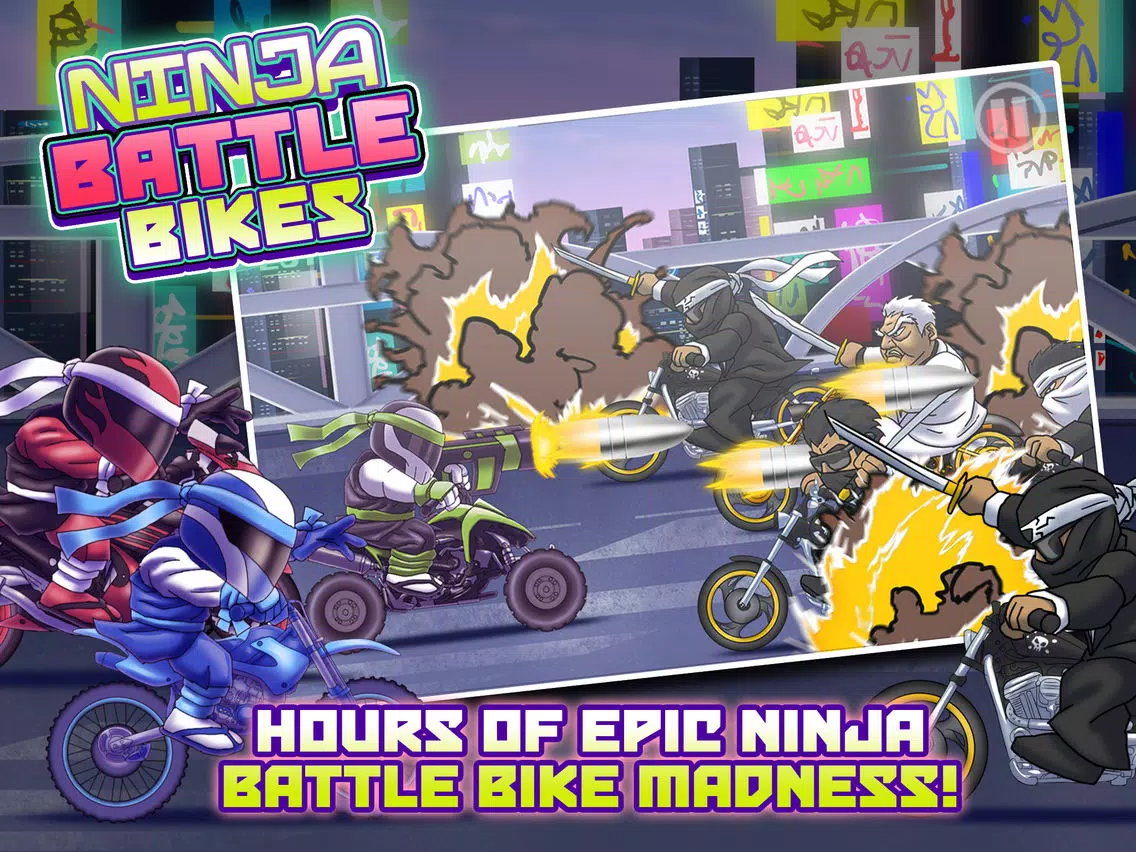 Ninja Battle Bikes - Epic Warrior Showdown Free Racer Game iPad  Ekran Görüntüleri