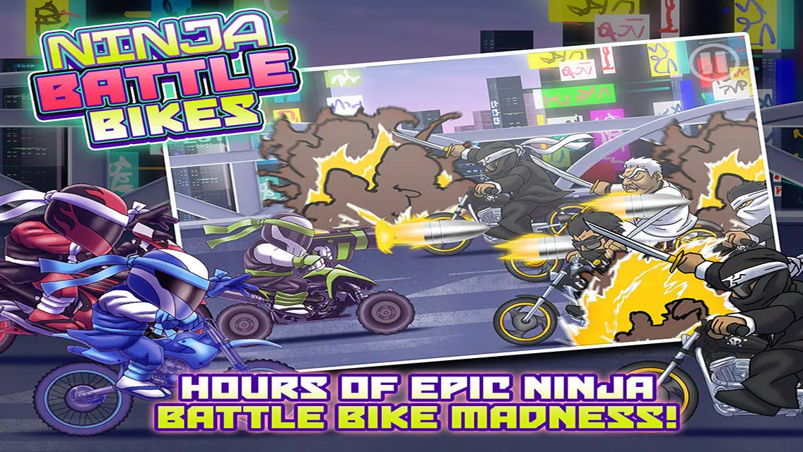 Ninja Battle Bikes - Epic Warrior Showdown Free Racer Game Ekran Görüntüleri