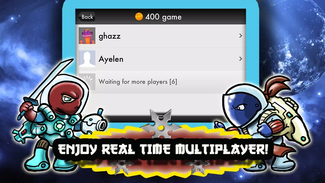 Ninjas Vs. Zombies in Space! - A Defense Running Game Free 스크린샷