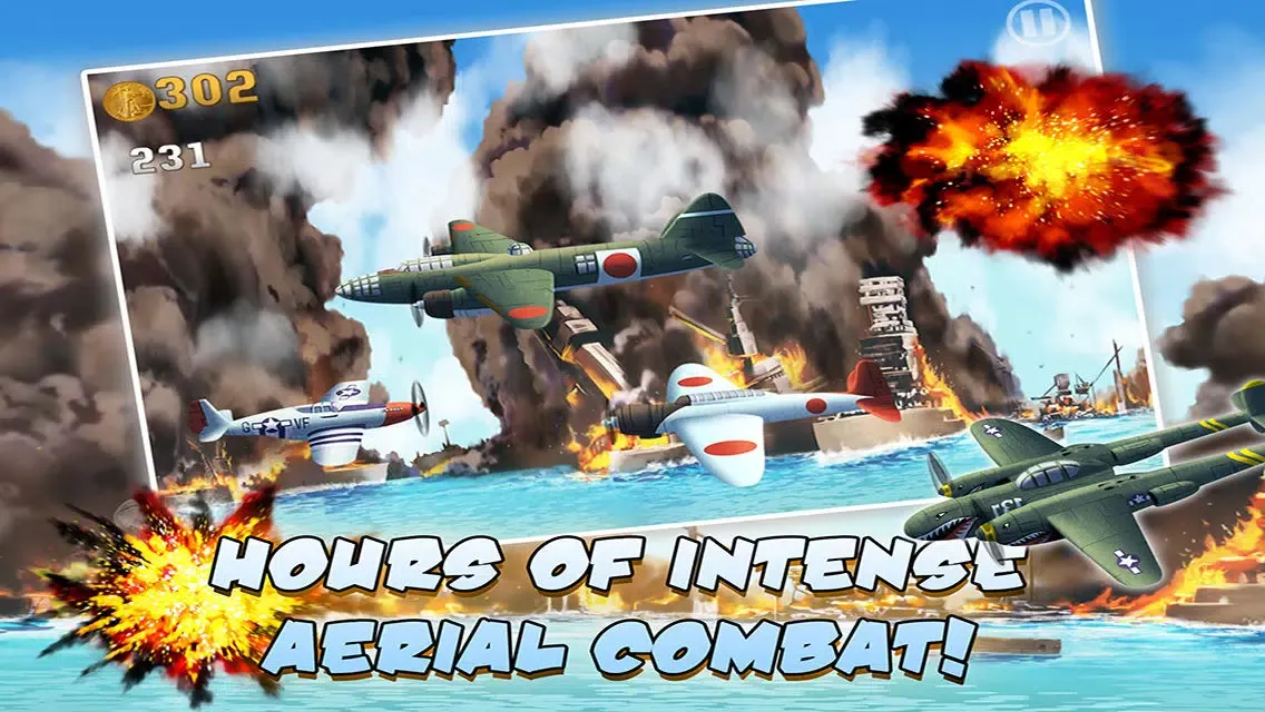 Capturas de pantalla de Pearl Harbor Ace Dog Fighter - Free Fighter Plane Combat Shooter Game