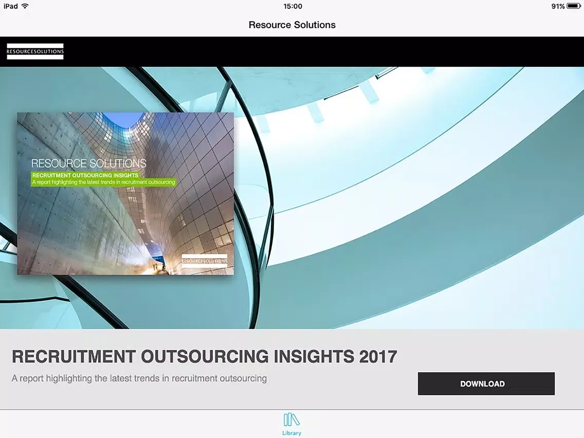 Screenshot di Resource Solutions Publications iPad 