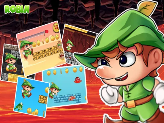 Captures d'écran de Robin Jungle World -Jump N Run iPad 