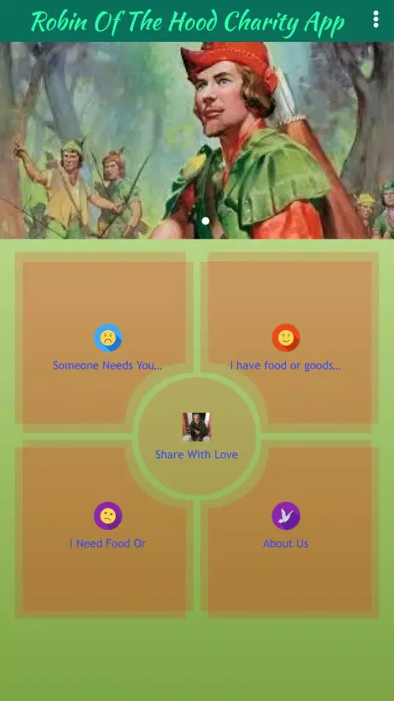 Captures d'écran de Robin Of The Hood Charity App