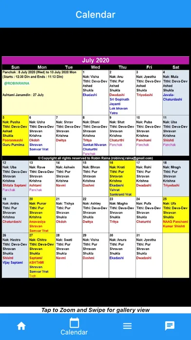 Kashmiri Calendar Ekran Görüntüleri