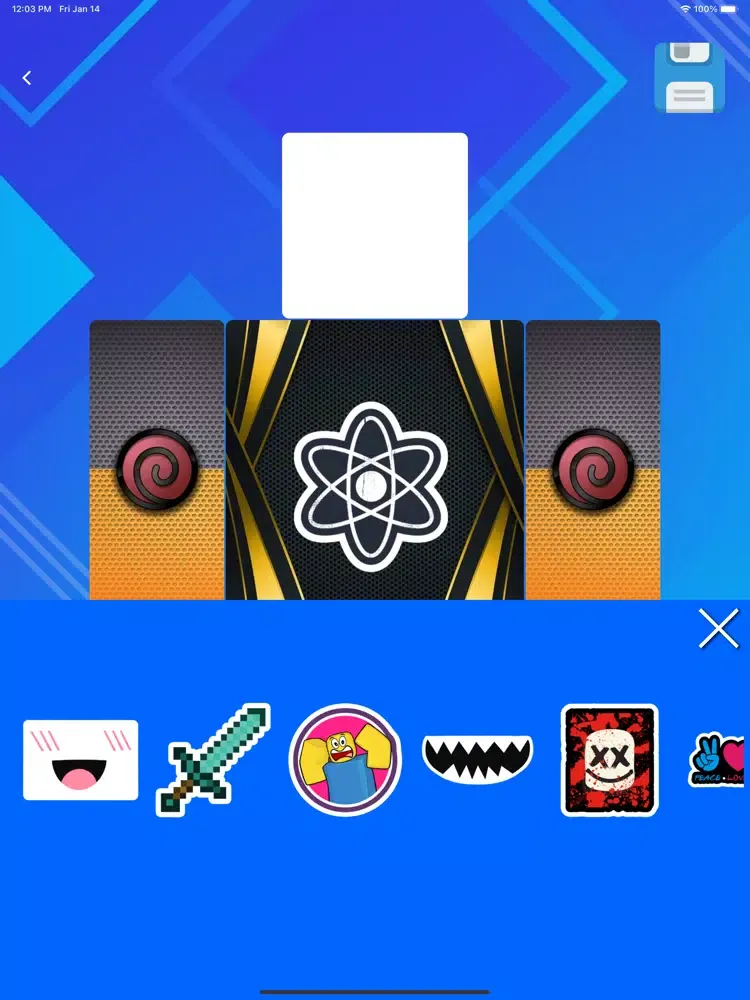 Скриншоты Roblomaker: Skins for Roblox iPad 