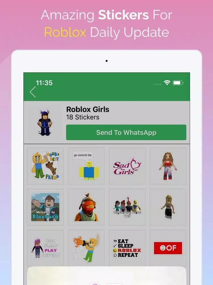 صور Stickers For Roblox Robux iPad 