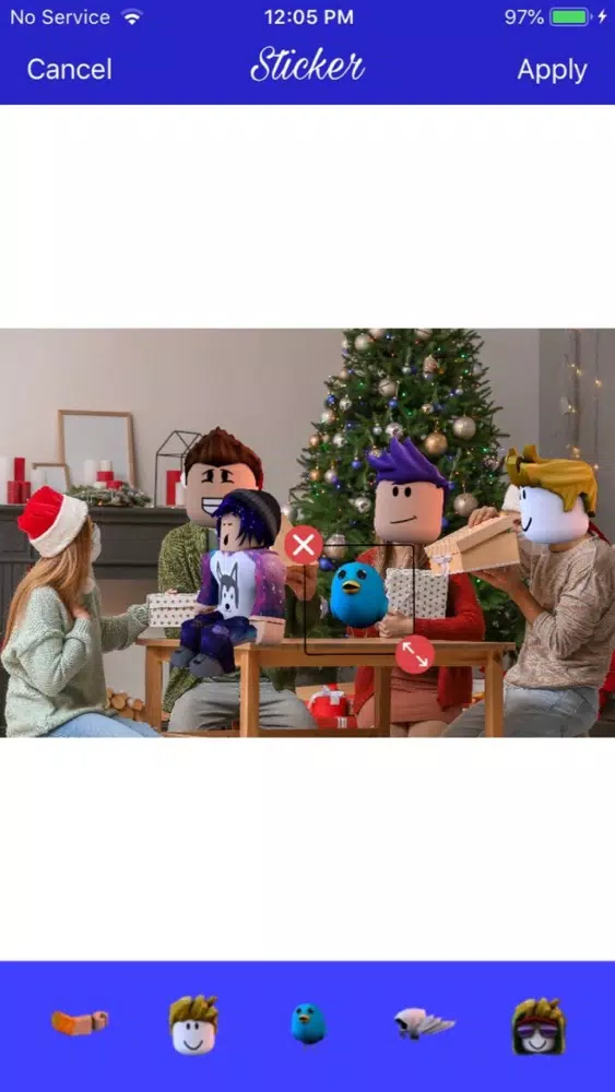 Zrzuty ekranu Gfx skin photo for Roblox