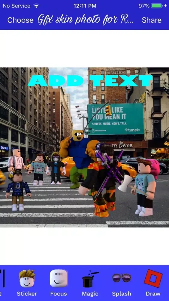 Gfx skin photo for Roblox应用截图