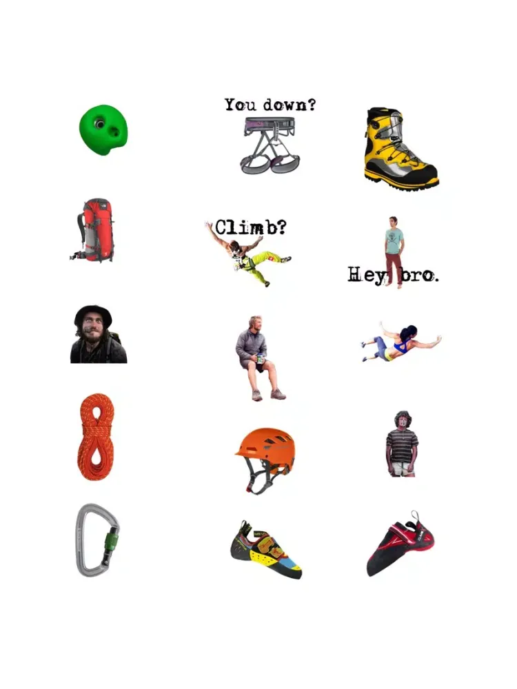 Capturas de pantalla de Climber Sticker Pack iPad 