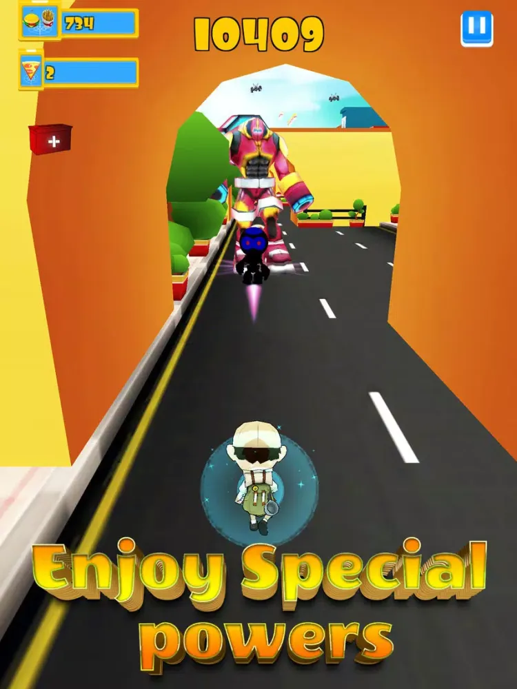 ภาพหน้าจอของ Robot Clash Run - Fun Endless Runner Arcade Game! iPad 