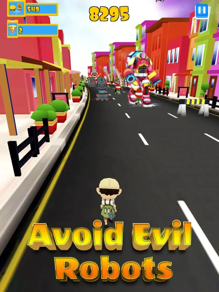 ภาพหน้าจอของ Robot Clash Run - Fun Endless Runner Arcade Game! iPad 
