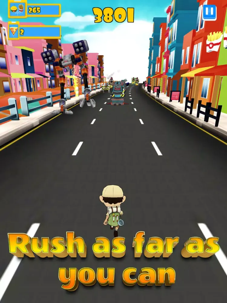 ภาพหน้าจอของ Robot Clash Run - Fun Endless Runner Arcade Game! iPad 
