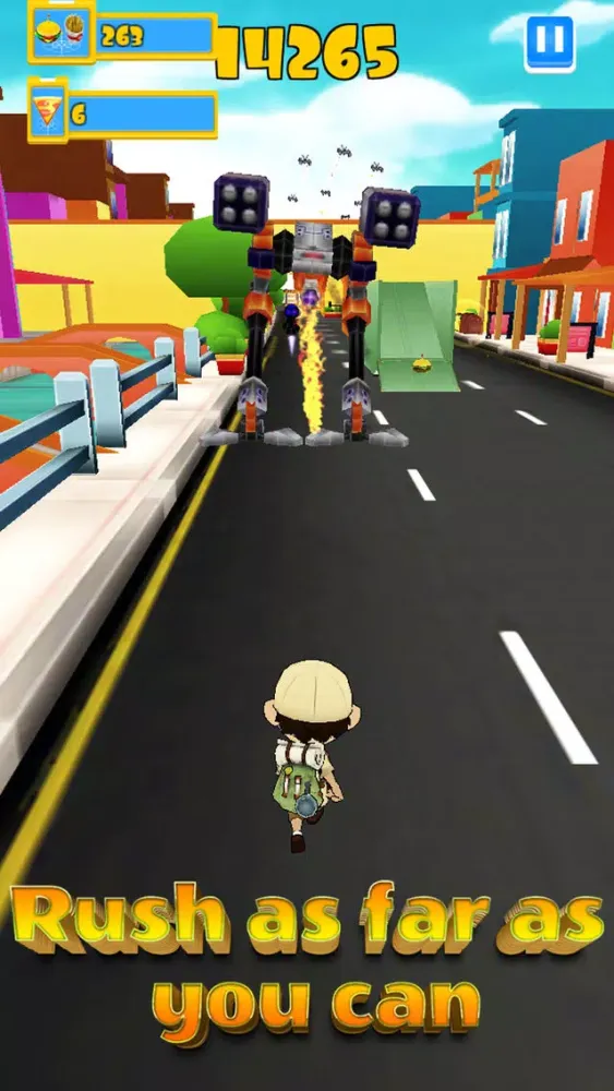 ภาพหน้าจอของ Robot Clash Run - Fun Endless Runner Arcade Game!