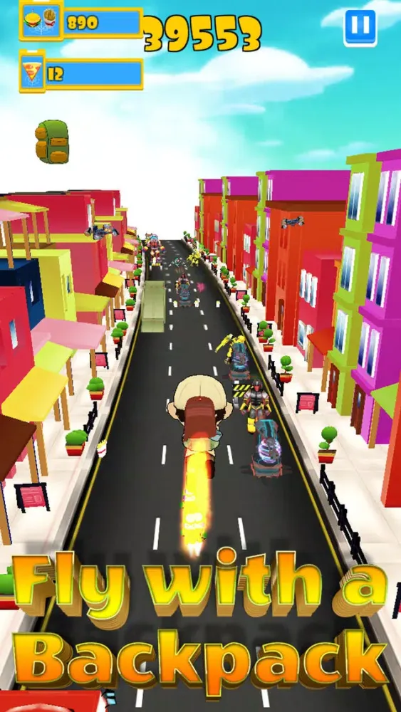 ภาพหน้าจอของ Robot Clash Run - Fun Endless Runner Arcade Game!