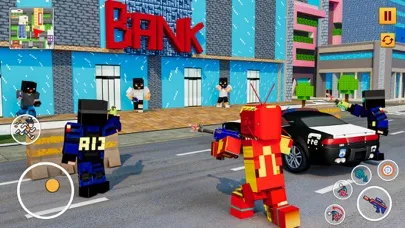 Ảnh chụp màn hình của Superhero Block City Robot War