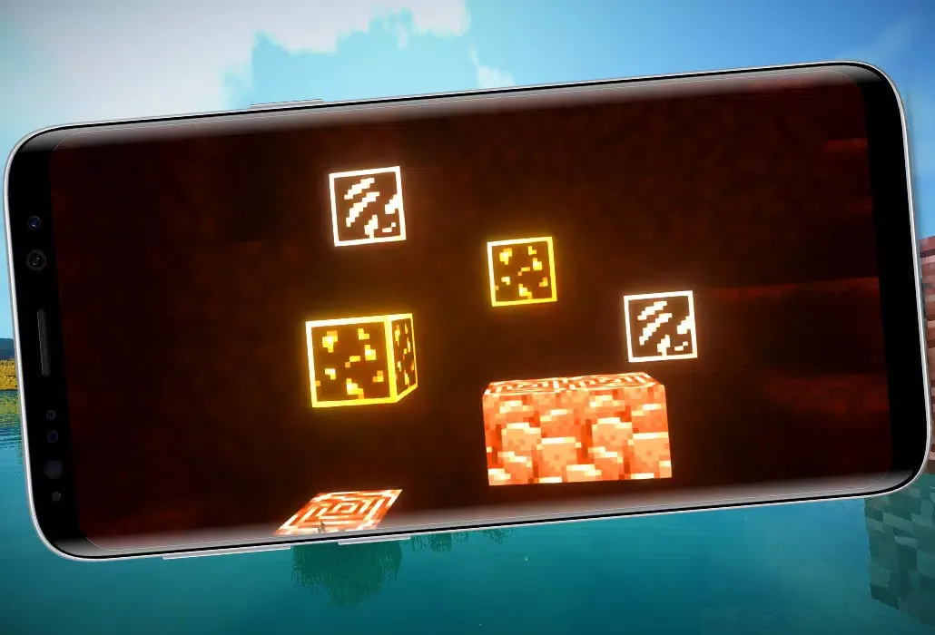 Zrzuty ekranu Light Ore Mod for MCPE