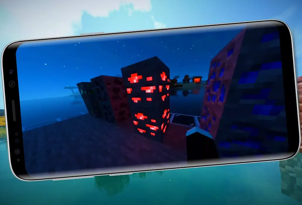 Zrzuty ekranu Light Ore Mod for MCPE