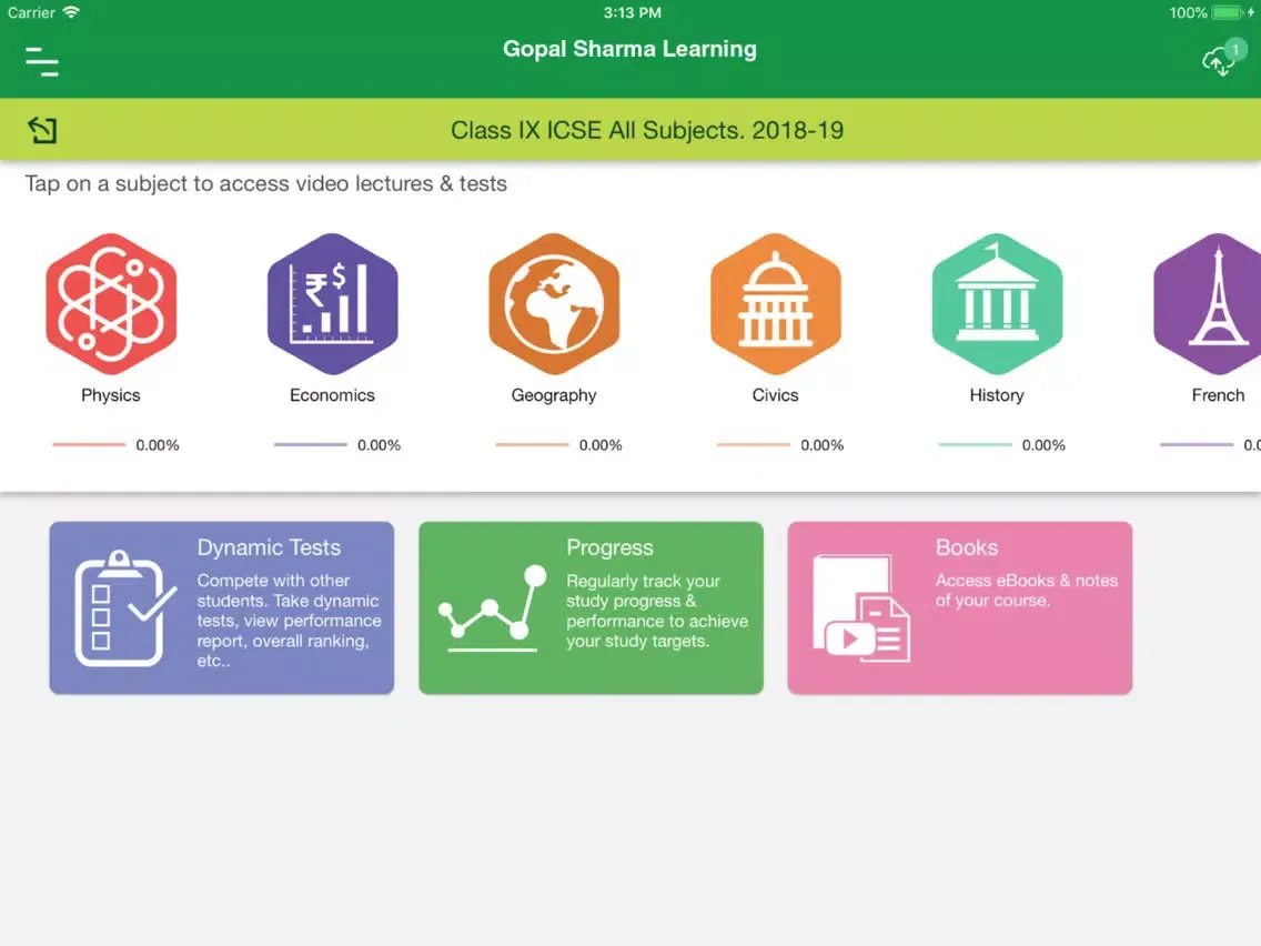 Gopal Sharma Learning iPad  Screenshots