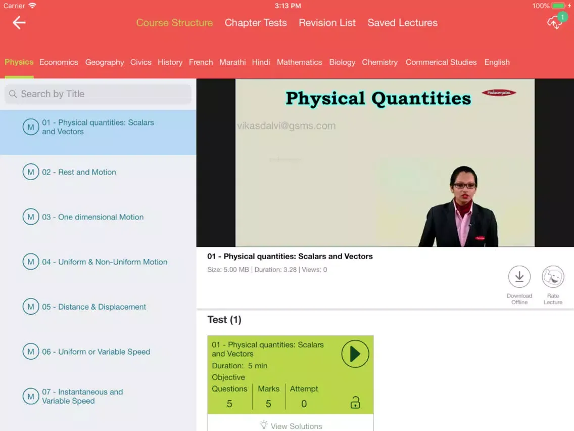 Gopal Sharma Learning iPad  Screenshots