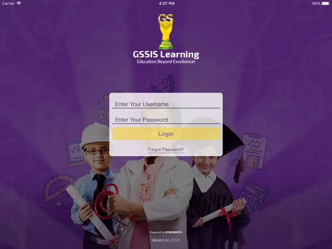 GS Shetty International School iPad  Screenshots