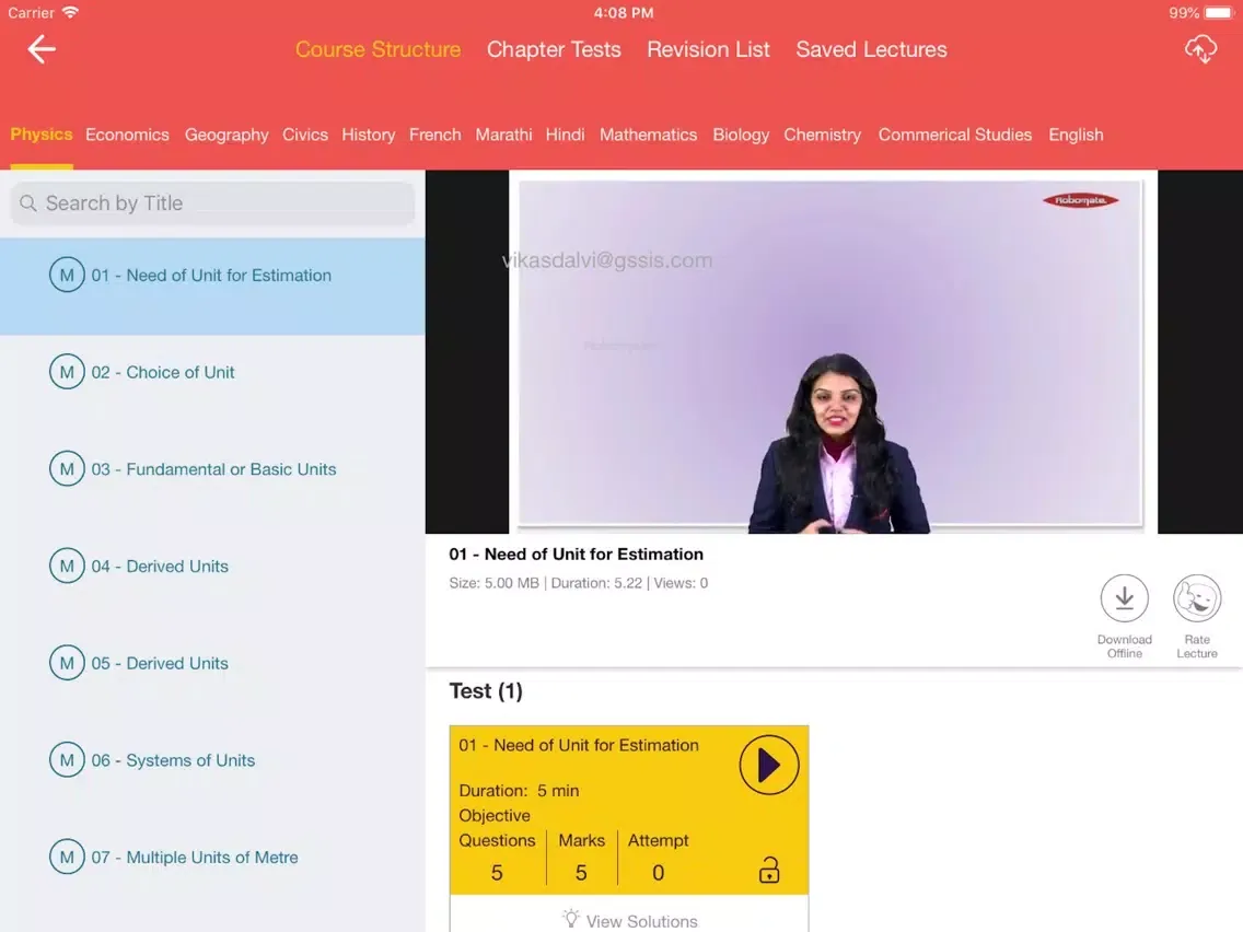 GS Shetty International School iPad  Screenshots
