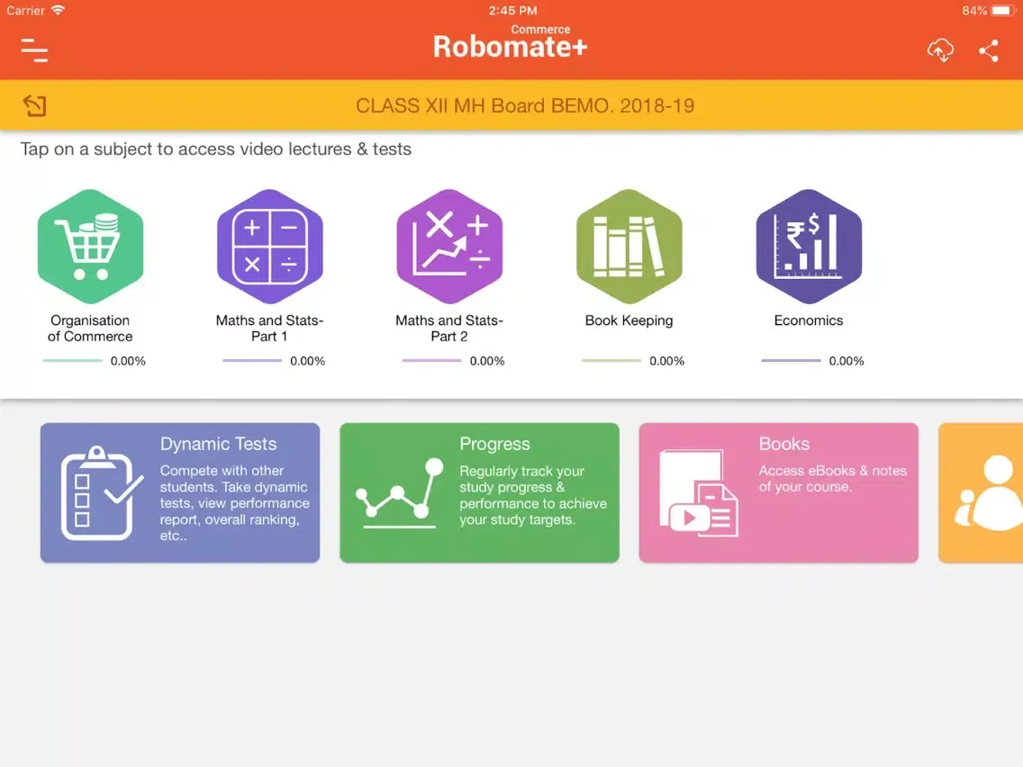 Robomate+ 11-12 Commerce CA iPad  Ekran Görüntüleri