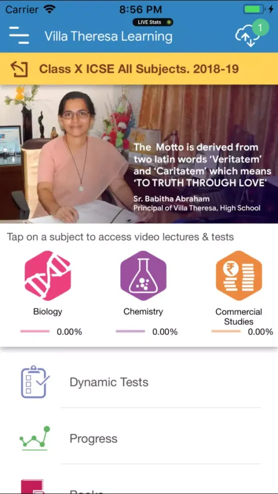 Villa Theresa Learning स्क्रीनशॉट