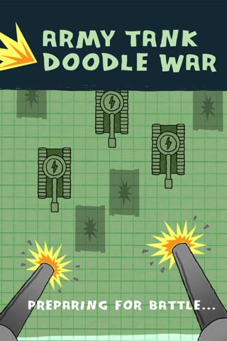 Captures d'écran de Army Tank Doodle War - A Super Fun Defense Cartoon Battle Free Game