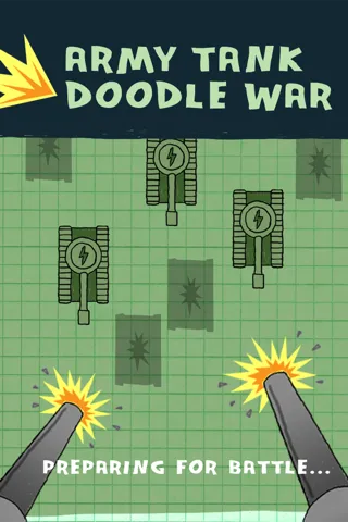 Army Tank Doodle War - A Super Fun Defense Cartoon Battle Free Game स्क्रीनशॉट