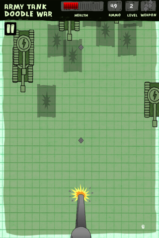 Captures d'écran de Army Tank Doodle War - A Super Fun Defense Cartoon Battle Free Game