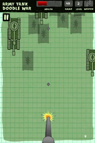 Army Tank Doodle War - A Super Fun Defense Cartoon Battle Free Game स्क्रीनशॉट