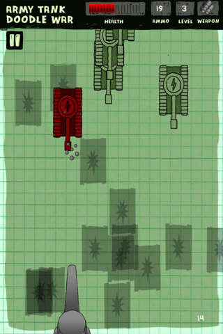 Captures d'écran de Army Tank Doodle War - A Super Fun Defense Cartoon Battle Free Game