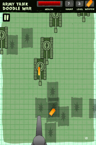 Captures d'écran de Army Tank Doodle War - A Super Fun Defense Cartoon Battle Free Game