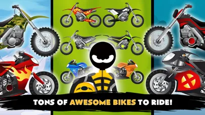 Скриншоты Stickman Bike Hill Race Free Addictive Rider Run