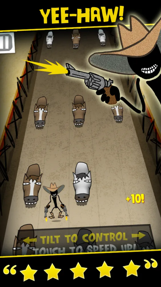 Tangkapan layar Stickman Stampede Horse Racing Free Live Multiplayer Game