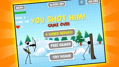 Gingerbread Stickman Bow & Arrow Shooting Showdown سکرین شاٹس
