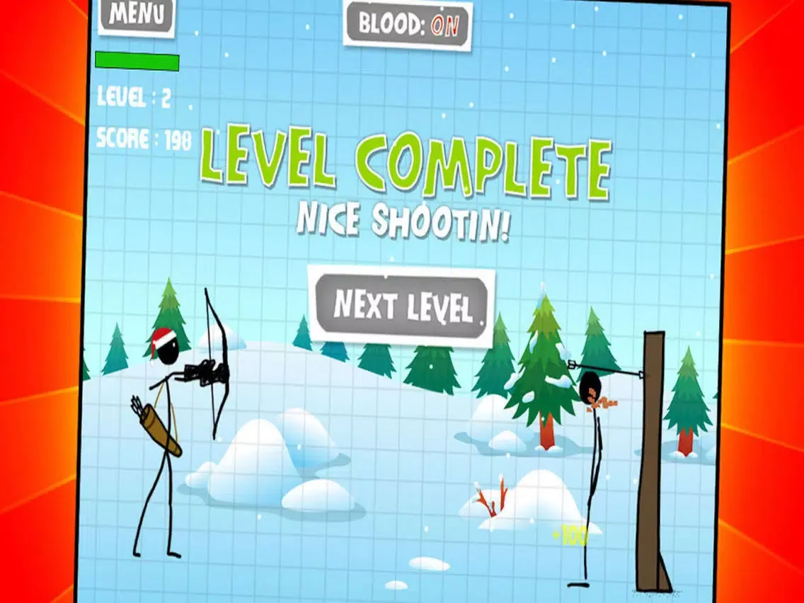 Скриншоты Gingerbread Stickman Bow Shooting Showdown Pro iPad 