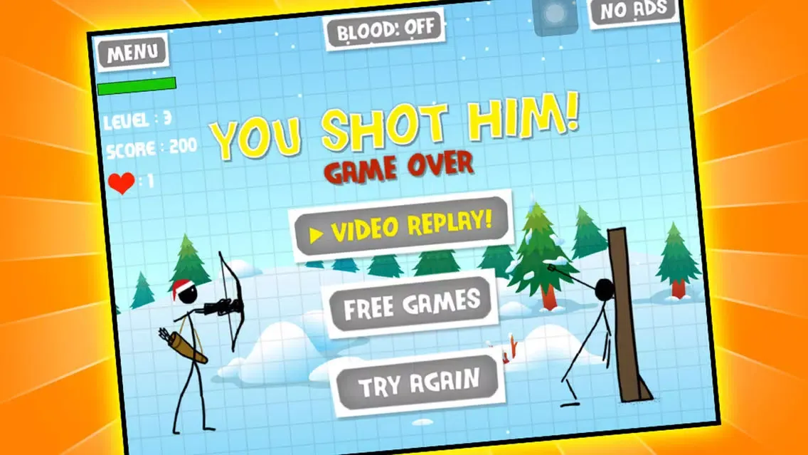Скриншоты Gingerbread Stickman Bow Shooting Showdown Pro