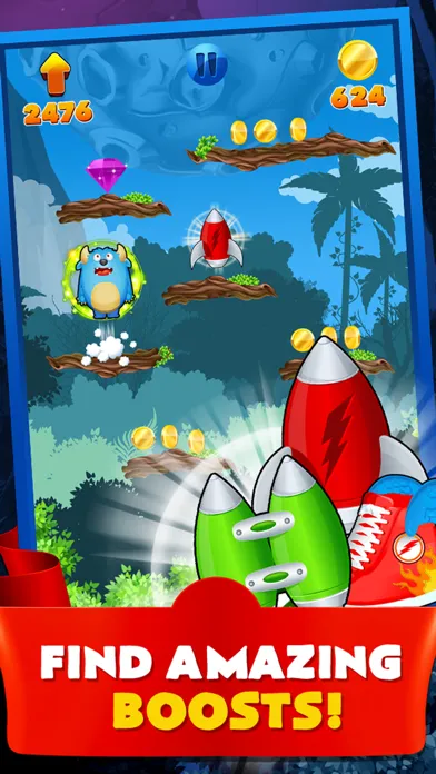 Capturas de tela do Monster Hop 2 - The Classic Squad of Dash Pets and Jump Dot Deluxe Free