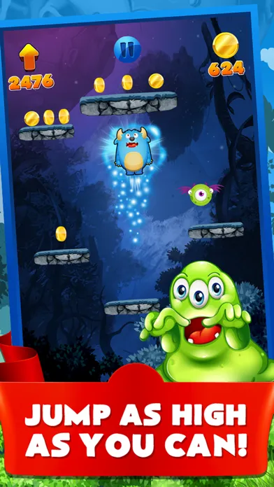 Capturas de tela do Monster Hop 2 - The Classic Squad of Dash Pets and Jump Dot Deluxe Free